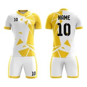 Camisetas de fútbol de alta calidad para hombres, kit de fútbol, sublimación, cuello en V, conjunto de uniforme de entrenamiento deportivo para equipo, ropa deportiva - Product Image 4