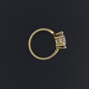 Avarta Jewellery Bague solitaire en diamant cultivé en laboratoire de 2 carats - Product Image 5
