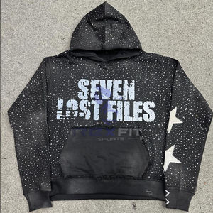 Sweat à capuche zippé pour hommes de Style professionnel Qualité supérieure 100% coton Fabriqué en usine Puff Imprimé Prix pas cher Le plus demandé - Product Image 1