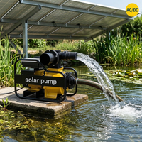 Pompe à eau solaire portable, pompe à eau solaire pour l'irrigation des fermes, pompe solaire pour l'irrigation des fermes