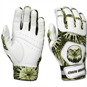 Gants de baseball personnalisés avec logo de marque, doublure intérieure hydrophile, qualité professionnelle d'élite, gants de frappe de softball en gros - Product Image 3