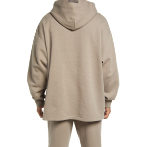 Qualité supérieure 80% coton 20% polyester pull surdimensionné épaules tombantes sweats à capuche grande taille sweat à capuche pour hommes hip hop pull à ourlet brut - Product Image 5