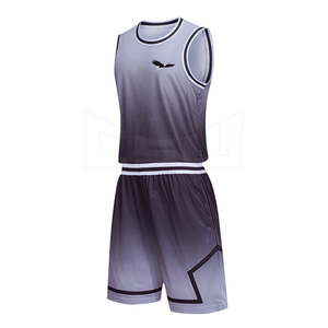 Plus Size Best Selling <b>Men</b> Fashion <b>Basketball</b> Uniform Set <b>Top</b> Quality Sublimation Printing <b>Basketball</b> Uniform - Product Image 2