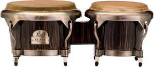 Bongos de Fibra de Madera Serie Pearl Elite, Color Chocolate Oscuro PWFB100DX - Product Image 3