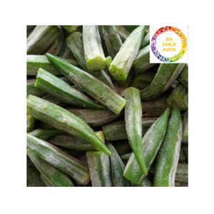 Okra congelada procesada de Vietnam entera y cortada para restaurantes, comidas congeladas y comercio a granel - Product Image 3