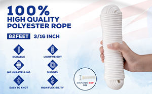 Paquete de 2 Cuerdas Trenzadas de Poliéster PP de Siam Brothers Vietnam, Precio de Fábrica, Empaque Premium para una Entrega Efectiva del Producto - Product Image 3