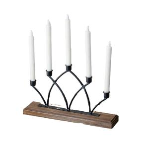 Meilleures ventes, design classique, chandelier de sol circulaire en fer, porte-bougie pour mariages, Noël, taille, forme et couleur personnalisées - Product Image 6