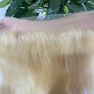 Extensiones de pelo brasileñas con encaje frontal, pelo virgen con cutícula de 100% pulgadas, pelo liso doble de hueso, envío rápido - Product Image 6