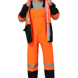 Traje Impermeable de Seguridad con Opciones de Color de Alta Visibilidad, Costuras Selladas, Ajuste Cómodo, Capucha Ajustable y Logotipo Personalizado - Product Image 5