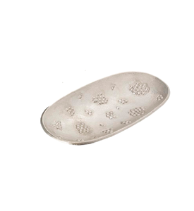 Plateau ovale en métal de couleur or au design moderne pour la maison hôtel ustensiles de cuisine restaurant servant des outils décoratifs pour la salade - Product Image 3