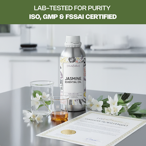 Huile Essentielle de Jasmin 100% Pure Hydratante Éclaircissante avec Huiles d'Encens, Ylang-Ylang, Bois de Santal, Arbre à Thé et Lavande Incluses - Product Image 5