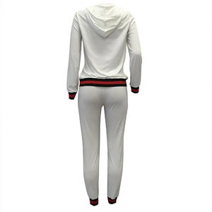 Chándales para mujer Zip Up Hoodies Sudadera Pantalones Traje deportivo Chándal con capucha - Product Image 6