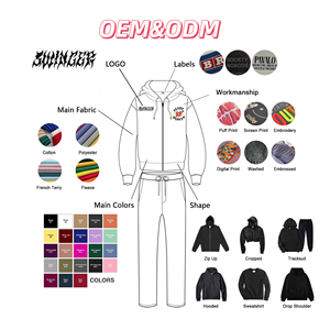 OEM โลโก้ที่กําหนดเองคอกลมผ้าฝ้ายหนาเสื้อสวมหัวเสื้อสเวตเตอร์ unisex - Product Image 4