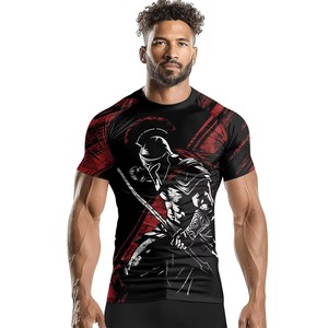 Lightweight <b>Compression</b> Men's Rashguard Athletic Training <b>Shirt</b> Breathable Eco-Friendly Spandex/Polyester Quick Dry Stretch - Product Image 1