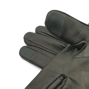 Vente en gros de gants de conduite en cuir véritable hommes femmes écran tactile hiver chaud respirant vêtements de travail mode doux nouveauté gants - Product Image 5