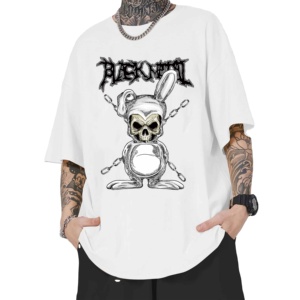 Camiseta de alta calidad para hombre, camisa de manga corta con cuello redondo hecha a medida, 100% algodón, 220 gramos, peso de tela, nuevo diseño, diseño en blanco - Product Image 1