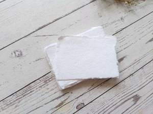 Papel de trapo de algodón con borde de cubierta blanca Tamaños disponibles 5x7 4x6 A5 A4 A3 | Boda - Product Image 2