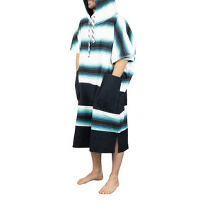 Organic Material Custom Logo Cotton and Surf Hooded <b>Towel</b> <b>Poncho</b> Eco-Friendly Latest Design - Product Image 4