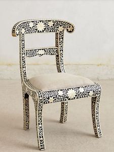 Elegante Decoración de Mesa de Madera con Incrustaciones de Hueso, Diseño Moderno y Ecológico para Sala de Estar y Dormitorio - Product Image 2