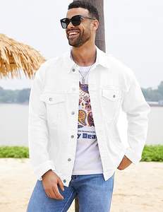 Veste en jean de haute qualité pour hommes veste en jean bleu personnalisée mode Streetwear manteau en jean vente en gros pour les magasins de vêtements - Product Image 3