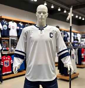 Jersey de hockey sobre hielo hecho a medida de alta calidad, nuevo diseño, uniforme transpirable de manga larga, venta al por mayor, ropa de hockey sobre hielo 2025 - Product Image 3