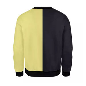 Usine en gros 100% coton pull sweats marque de mode col rond tricoté polaire Double ligne coupe ample grande taille - Product Image 3