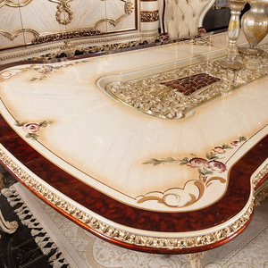Ensemble de salle à manger grandiose Mocoto Royal Baroque, table et chaises sculptées en or, collection de meubles classiques européens - Product Image 5