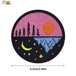 แผ่นแปะปักลายดอกไม้ PVC งานทำมือสำหรับเสื้อผ้าขอบเมอร์โรว์ส่วนตัวผ้าพีวีซีงานออกแบบได้อย่างสบายสไตล์ที่ดีที่สุด - Product Image 2