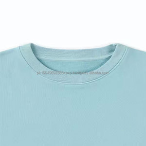 Sweat-shirt en molleton à col rond de qualité supérieure pour homme, haut respirant avec logo sérigraphié solide, mode tendance pour l'hiver - Product Image 6