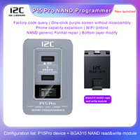 Programador de chips de memoria I2C 15PRO, herramienta de recuperación y copia de seguridad de datos NAND para reparación de dispositivos móviles