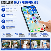 Écran tactile OLED souple de 6,7 pouces avec numériseur, ensemble d'affichage de remplacement, pièces de réparation pour téléphone portable pour iPhone 14 Pro Max