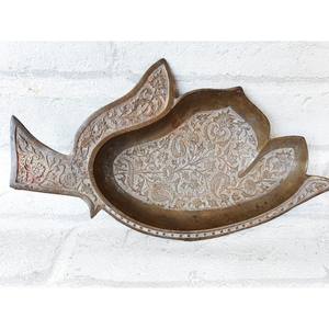 ที่เขี่ยบุหรี่ทองแดงแบบโบราณสำหรับเก็บขี้เถ้าบุหรี่ของขวัญจากอินเดีย - Product Image 6