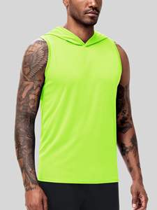 Débardeurs d'hiver en gros pour musculation, personnalisables avec votre logo, pour hommes, de haute qualité, sans manches, sweats de sport unis teints - Product Image 5