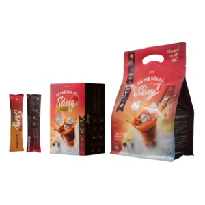 2023 Top 3 miglior <span class=keywords><strong>caffè</strong></span> al <span class=keywords><strong>mondo</strong></span> bevanda vietnamita Ca Phe Sua Da, <span class=keywords><strong>caffè</strong></span> al latte ghiacciato istantaneo rispettabile 12 e 30 bastoncini X 18 g/scatola e borsa - Product Image 1