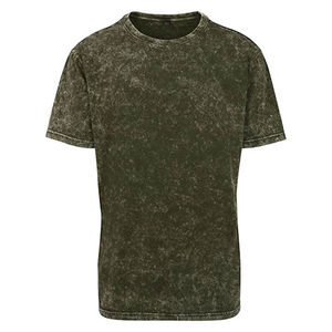 T-shirt à manches courtes surdimensionné pour homme, 100% coton, séchage rapide, lavage à l'acide, poids lourd, disponible en différentes couleurs, OEM - Product Image 2