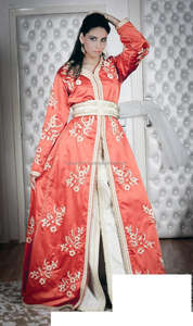 Wholesale Women's Long Skirt <b>Kaftan</b> Luxury Lace Seamless Embroidered <b>Sequin</b> Muslim Abaya Dress - Product Image 2