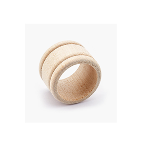 Nouveau design rond de serviette en bois conception précieuse ferme vaisselle décorative porte-rond de serviette en bois approvisionnement d'usine anneaux de table - Product Image 3
