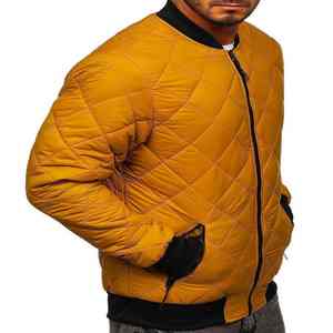 Chaqueta de invierno de calidad informal para hombre de estilo callejero, bombardero acolchado cálido, carcasa suave con capucha, fabricante directo para primavera y otoño - Product Image 4