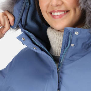 Chaqueta Parka de Invierno para Hombre, Larga, Elegante, Transpirable, Acolchada, Cortavientos, con Capucha de Piel, Cierre de Cremallera, Logotipo Personalizado, Resistente al Agua - Product Image 4