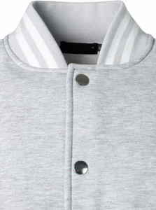 Varsity Blank Baseball College Bomber High School Plain Letterman Jacket Chaqueta de lana con mangas de cuero - Product Image 2