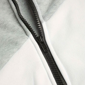 Sudadera con capucha de lana de invierno para hombre y pantalones acampanados apilados, conjunto de dos piezas, ropa de calle cálida y cómoda, traje de moda informal - Product Image 5