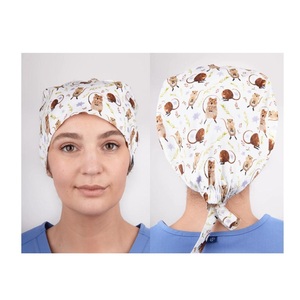 Chapeau Scrub Caps Satin Surgical Scrub Cap Healthcare avec Head FMF Uniform - OEM/ODM Nurse Bonnet Caps Dentist Scrub - Product Image 4