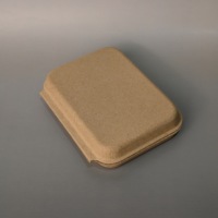 Custom Biodegradable Eco-Friendly Recyclable Molded Pulp Soap Box Paper Edge Protector for Handmade Bar Soap Packaging Tray