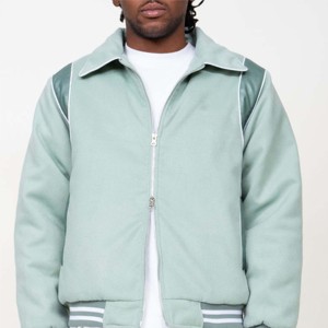 Otoño nuevo logotipo personalizado ropa al aire libre Casual Streetwear chaqueta de bombardero para hombres 2024 - Product Image 3