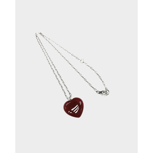 Collier tendance en acier inoxydable plaqué rhodium et or avec accents de diamants et de perles - Product Image 3