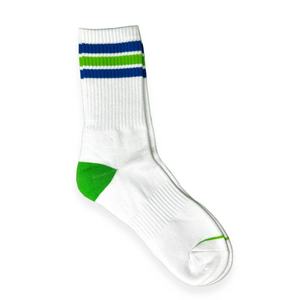 ODM JZVINA usine des années 90 rétro Colorblock rayé décontracté respirant coton absorbant la sueur Logo personnalisé pour hommes femmes athlétique - Product Image 2