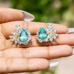 Juego de Joyería de Zafiro con Piedra Principal de Diseño Original, Collar y Colgante Paraíba - Product Image 6