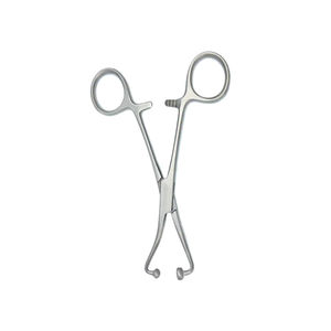 Pinces à serviettes chirurgicales manuelles de haute qualité 4 "mâchoires à douille à bille verrouillage à cliquet allemand acier Backhaus pince à serviettes en gros OEM - Product Image 4
