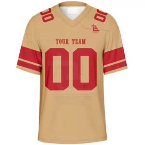 Servicios OEM, camiseta de fútbol americano de último estilo, camiseta de fútbol americano de diseño personalizado de alta calidad - Product Image 1