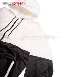 ชุดกางเกงขาสั้นกันลมลำลองสำหรับผู้หญิงพร้อมกางเกงขาสั้นเชือกรูดและแจ็กเก็ตสั้นเสื้อกันลมสปอร์ต - Product Image 5